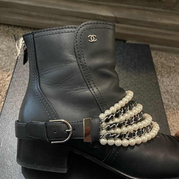 Chanel Calfskin Short Boots - Picture 6 of 7